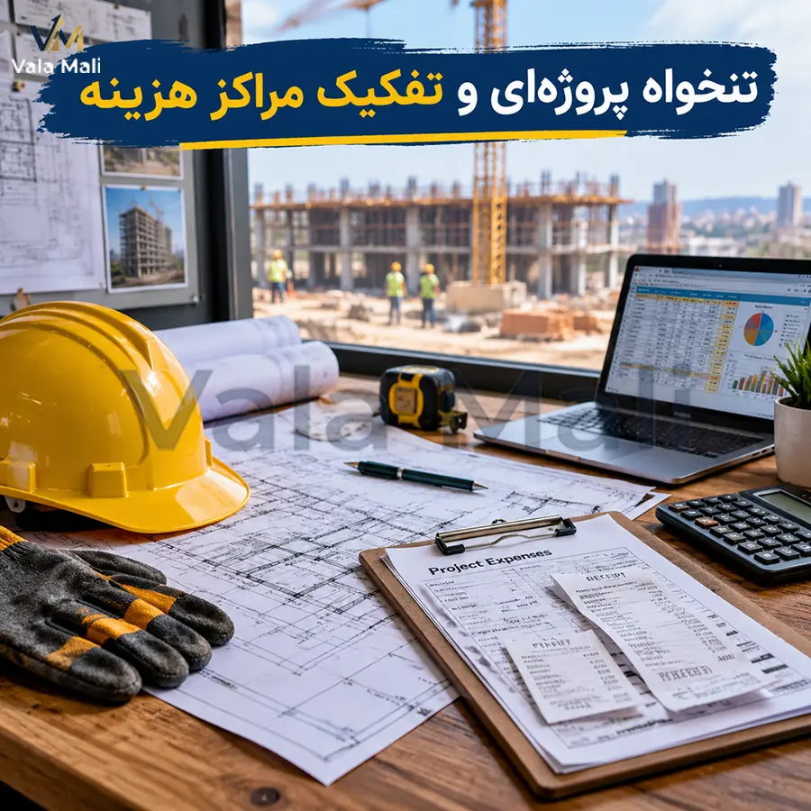تفکیک تنخواه پروژه‌ای و تنخواه اداری