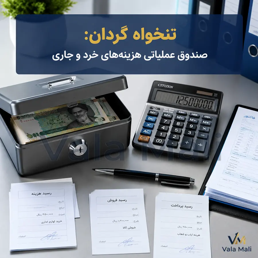 وظایف تنخواه گردان